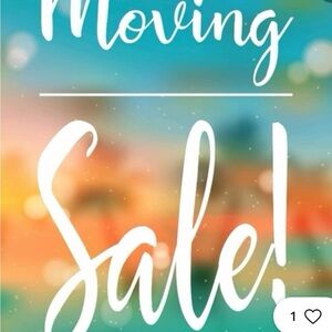 Moving Sale Poster